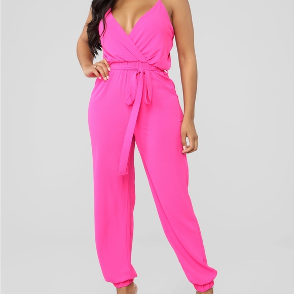 Pants - 💖💕💖💕Hot Pink Jumpsuit!